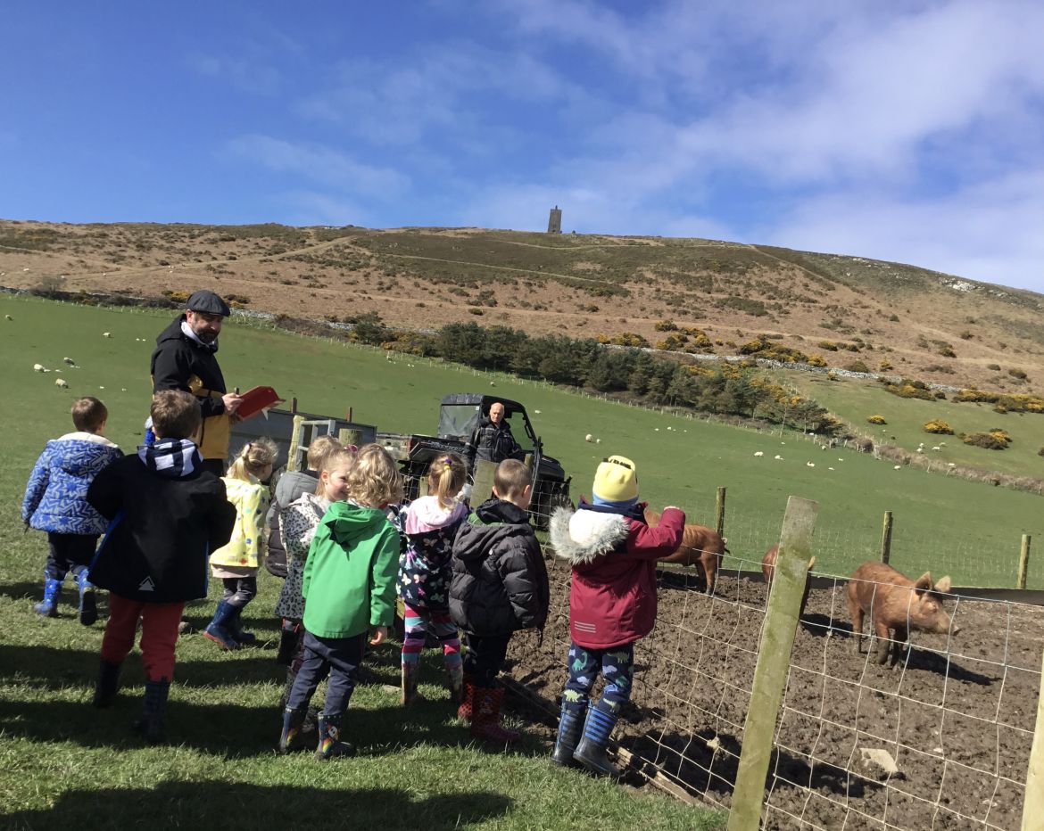 Reception Visit Knockaloe Beg Farm